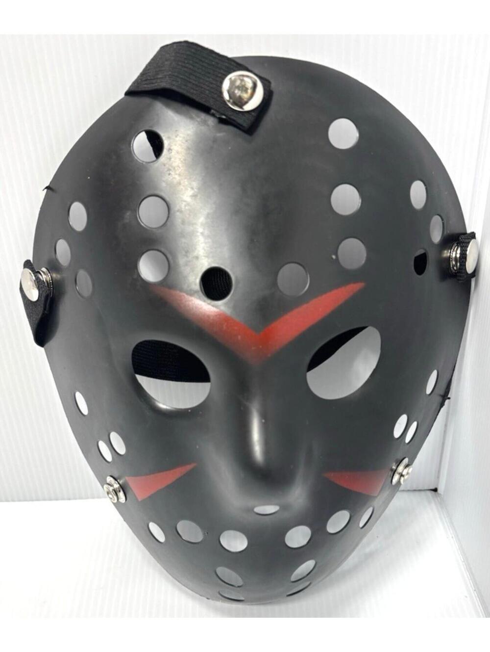 Jason Voorhees Plastic Hockey Mask Halloween Costume Cosplay Horror Accessory